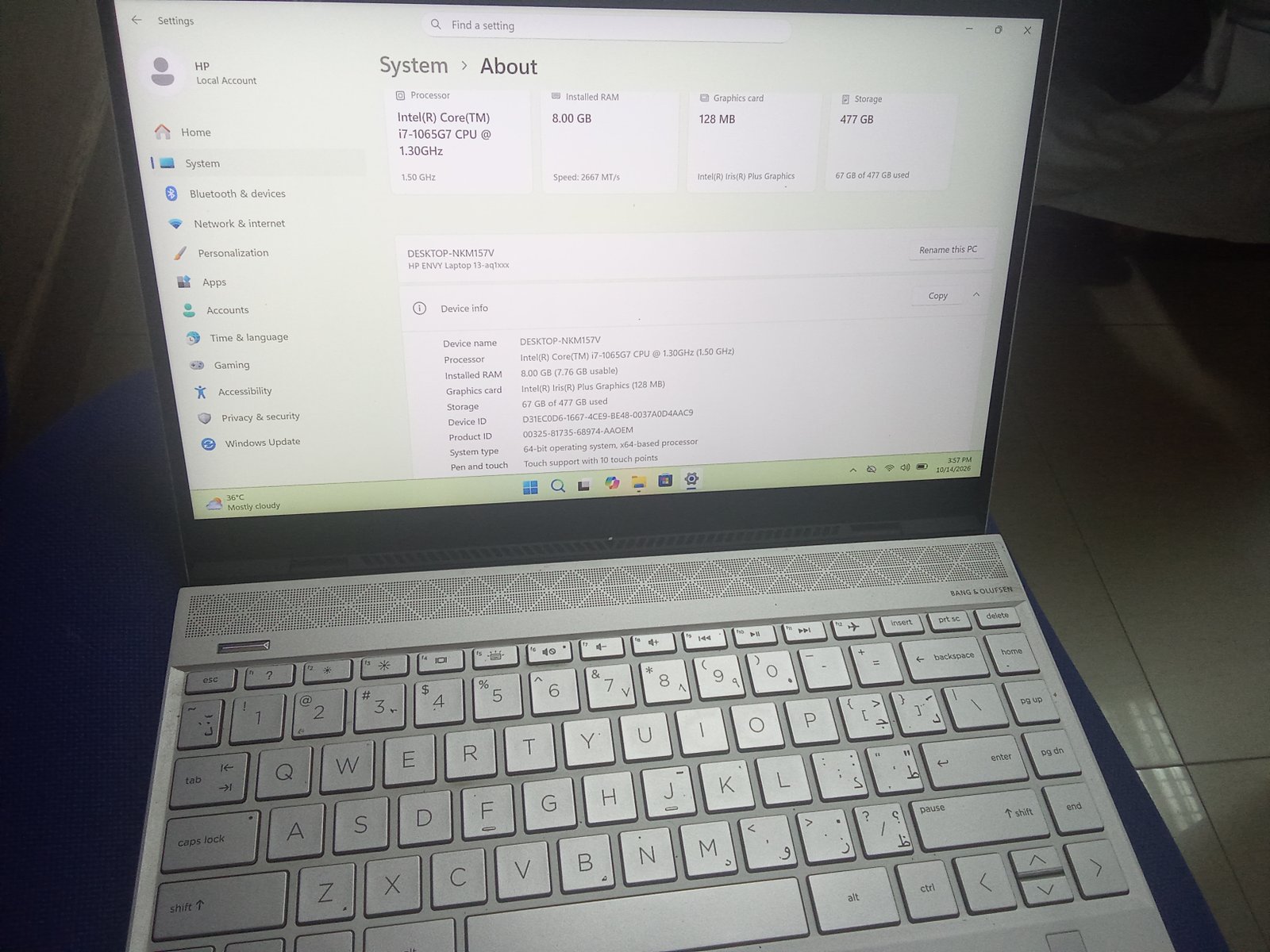 A brand like new HP laptop